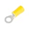 Gardner Bender Ring Terminal, 600 V, 12 to 10 AWG Wire, 8 to 10 Stud, Vinyl Insulation, Copper Contact, Yellow 10-106 - alternate 2